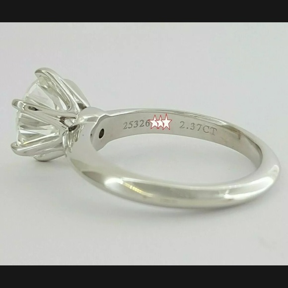 Tiffany Co Diamond Engagement Ring - Picture 4 of 9